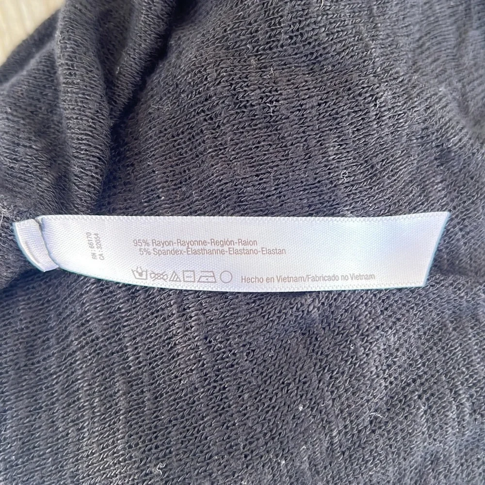 Intimately Free People Whimsy-Goth long Bell sleeves semi transparent top sz L - Picture 6 of 7